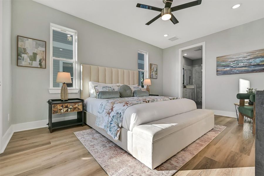 Furnished interior view inside a new home in , Galveston (Image 34). Furnished interior view inside a new home in , Galveston (Image 34).