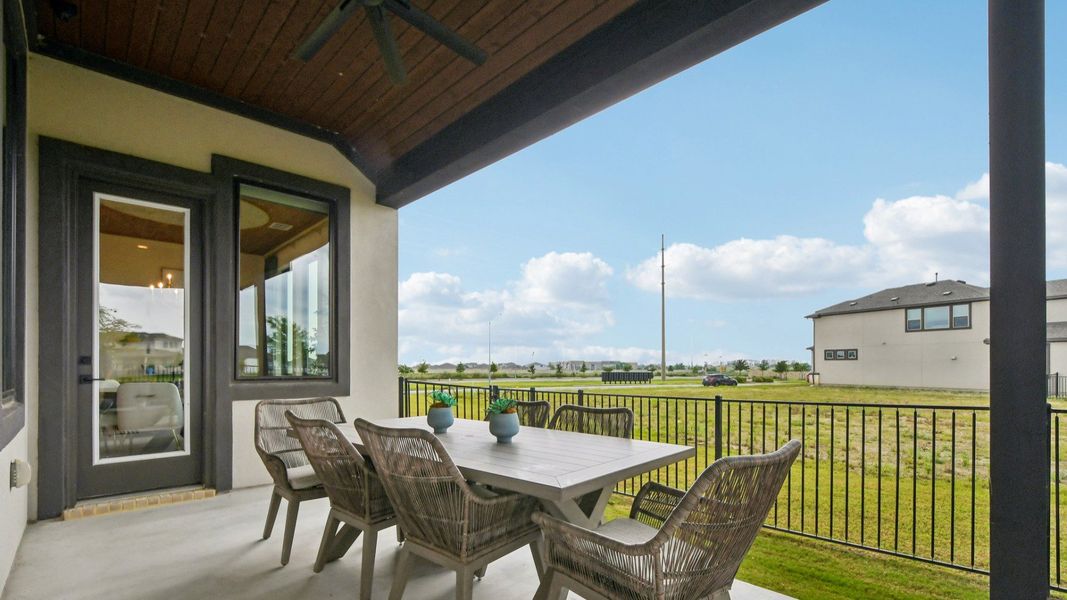 Representative furnished interior of a home built from the Elm by DRB Homes in Devine Landing, Leander (Image 32). Representative furnished interior of a home built from the Elm by DRB Homes in Devine Landing, Leander (Image 32).