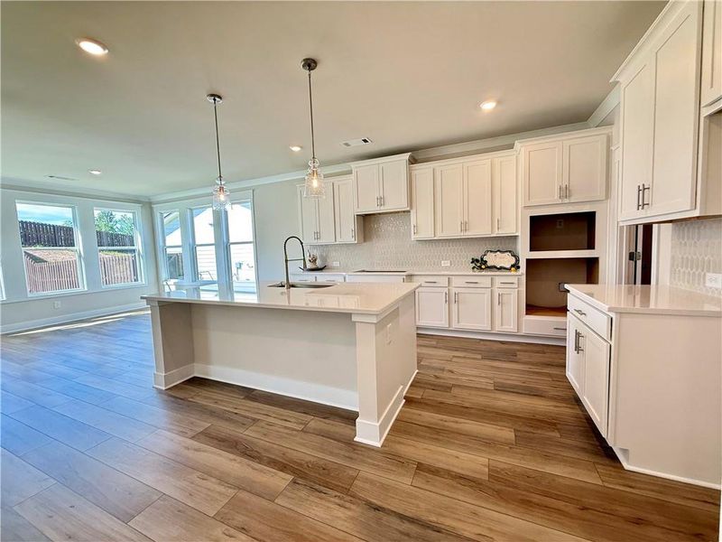 Furnished interior view inside a new home in Ponderosa Farms Reserve, Gainesville (Image 14).