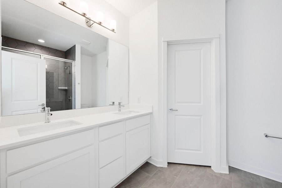 Furnished interior view inside a new home in The Porch at Du Pre, Buda (Image 7).