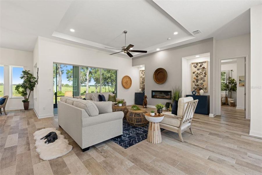Furnished interior view inside a new home in , Lecanto (Image 11).