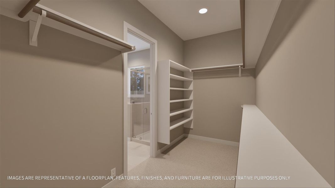 Furnished interior view inside a new home in La Segarra 40', Brookshire (Image 13).