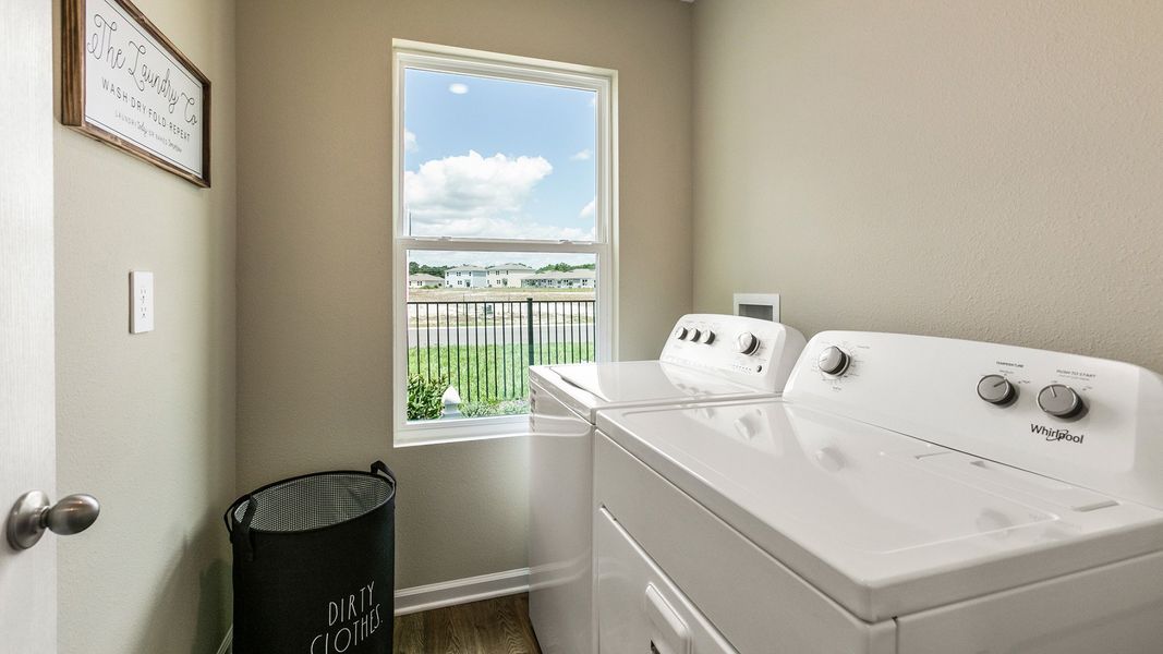 Representative furnished interior of a home built from the BERKELEY by D.R. Horton in Rookery, Green Cove Springs (Image 17).