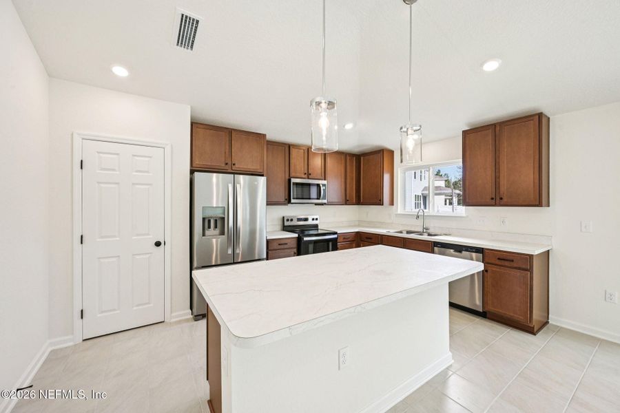 Furnished interior view inside a new home in , Jacksonville (Image 10). Furnished interior view inside a new home in , Jacksonville (Image 10).