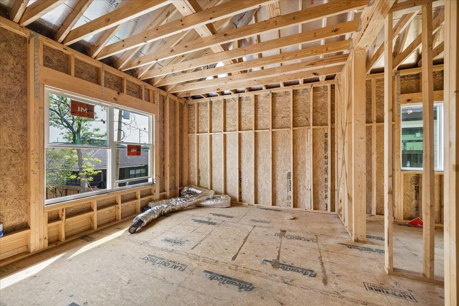 In-progress construction of a new home in , Houston, TX (Image 25).