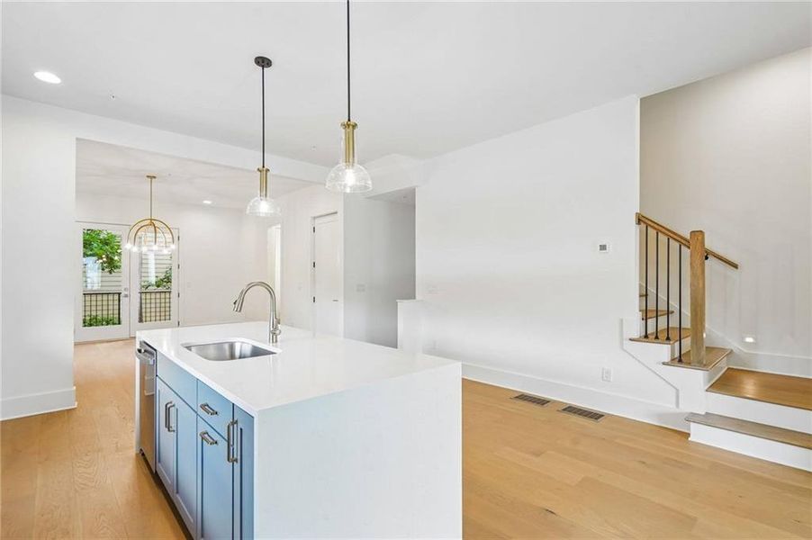 Furnished interior view inside a new home in , Decatur (Image 9).