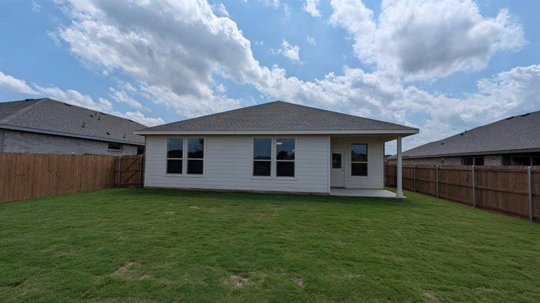 Front exterior of a new home in Lankford Farms, Cleburne, TX, highlighting curb appeal (Image 12).