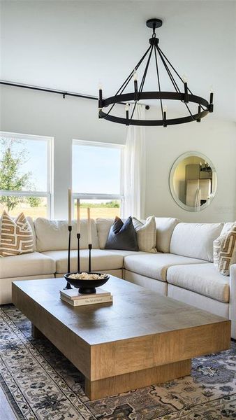 Furnished interior view inside a new home in Crosswinds, Haines City (Image 8).