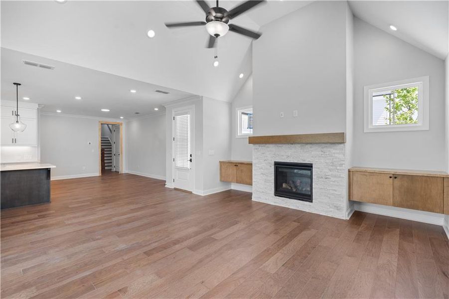Spacious, unfurnished interior of a new home in Promenade at Sawnee Village, Cumming (Image 21).