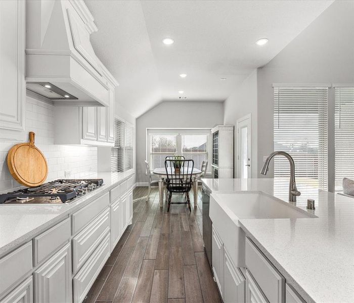 Furnished interior view inside a new home in The Lakes at Parks of Aledo, Aledo (Image 24).