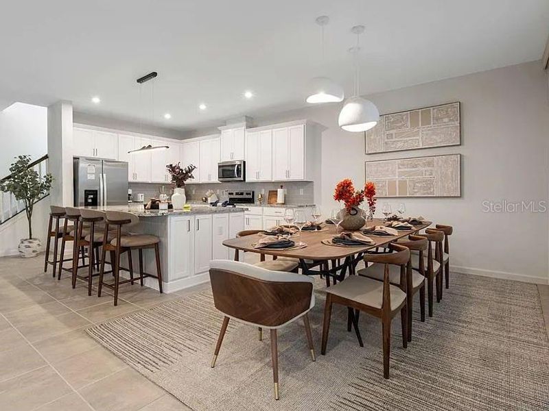 Furnished interior view inside a new home in , Kissimmee (Image 11).