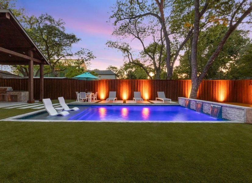 Exterior details and patio area of a home in , Dallas (Image 21).
