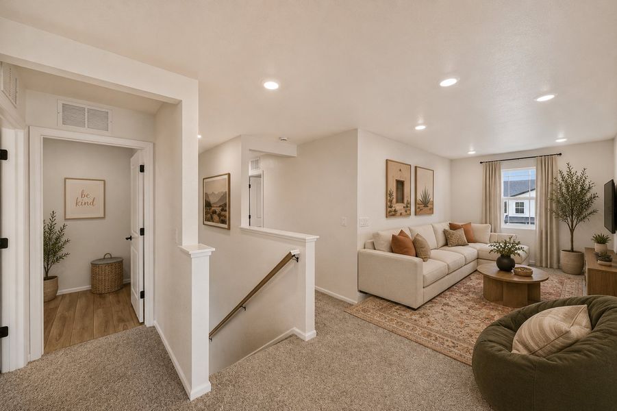 Furnished interior view inside a new home in Lake Bluff, Greeley (Image 6).