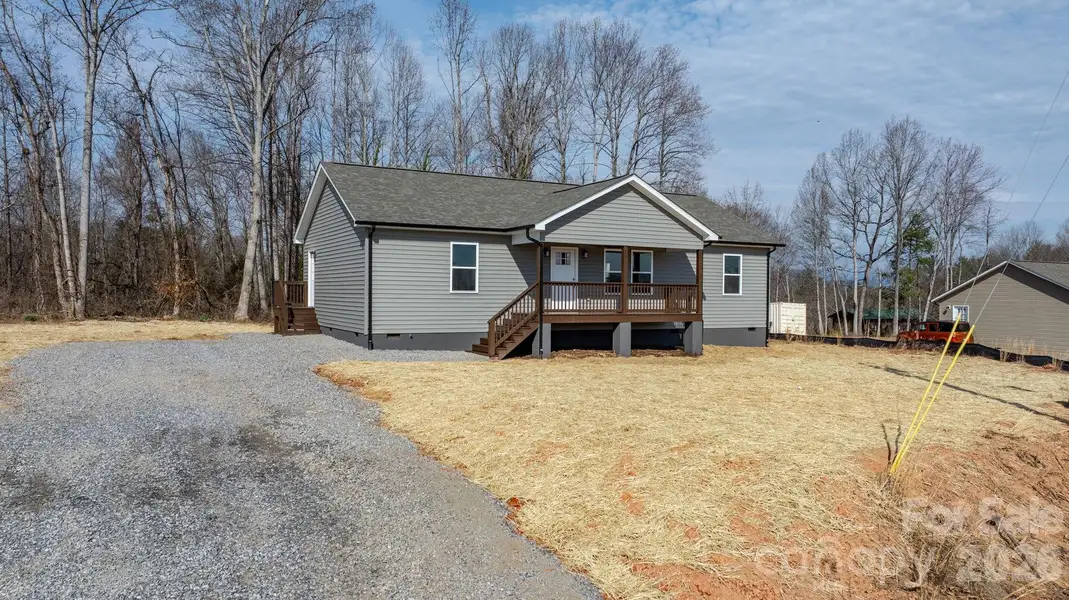 Exterior details and patio area of a home in , Morganton (Image 25).