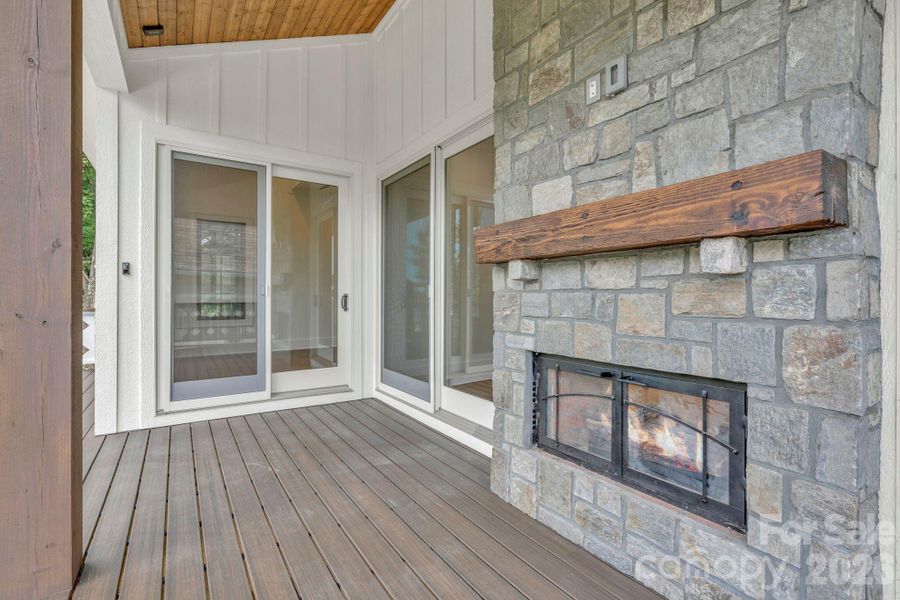 Exterior details and patio area of a home in , Blowing Rock (Image 29).