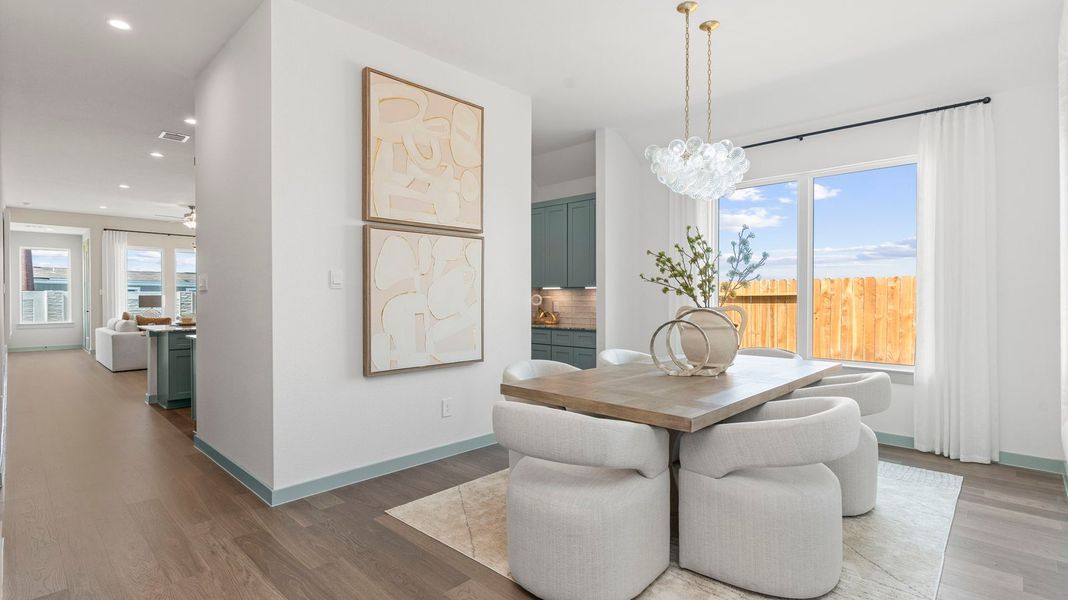 Furnished interior view inside a new home in Lago Mar, Texas City (Image 6).