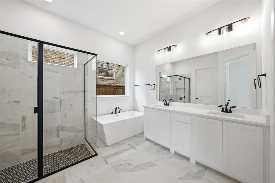 Furnished interior view inside a new home in Cottages of Celina, Celina (Image 6).