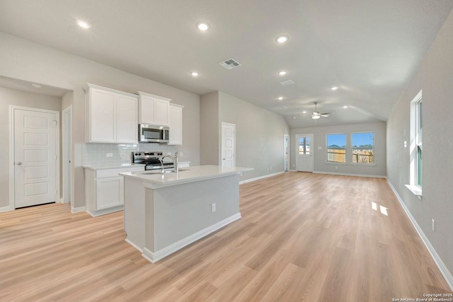 Furnished interior view inside a new home in Park Place, New Braunfels (Image 6).
