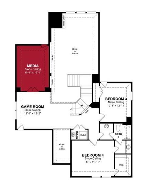 Beazer Homes Woodcreek Summerfield floorplan. Beazer Homes Woodcreek Summerfield floorplan.
