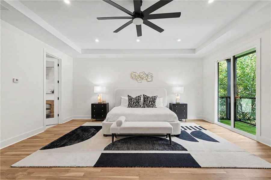 Furnished interior view inside a new home in , Atlanta (Image 36).