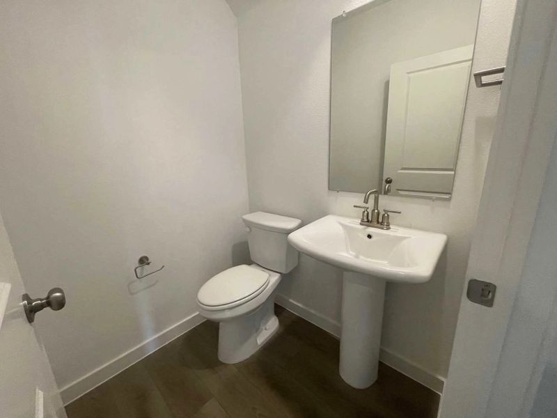 Powder Bathroom Construction Progress