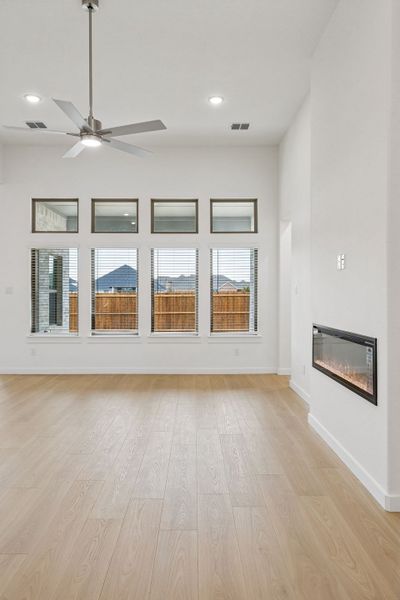 Living Room in the Gilmour II home plan by Trophy Signature Homes – REPRESENTATIVE PHOTO