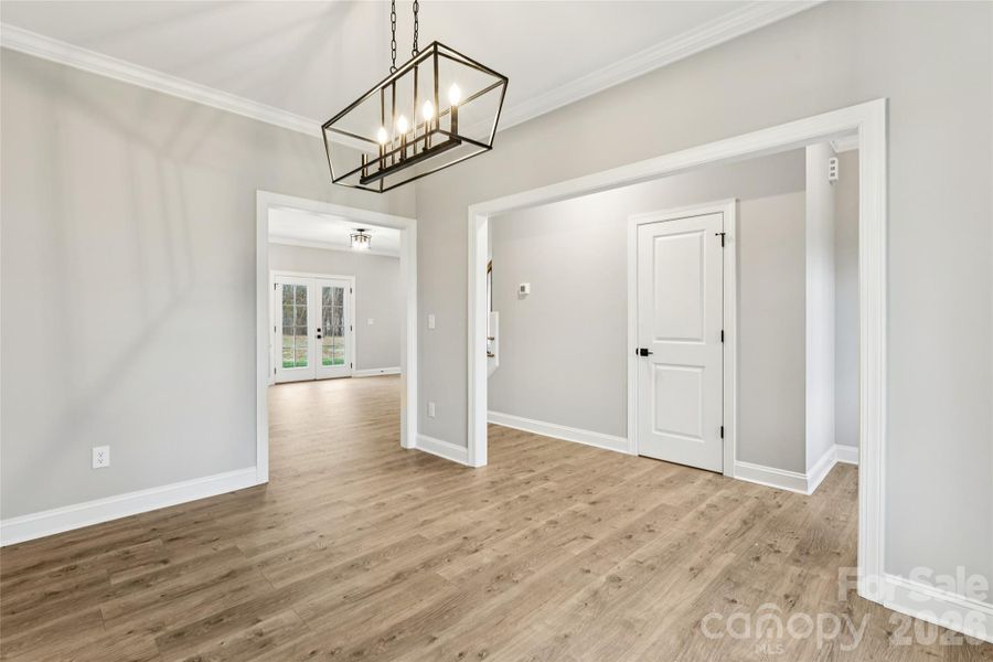 Formal Dining area..