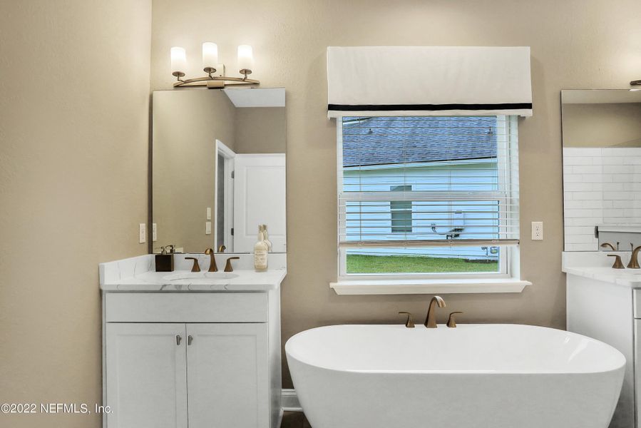 Furnished interior view inside a new home in Silver Landing at SilverLeaf, St. Augustine (Image 17).