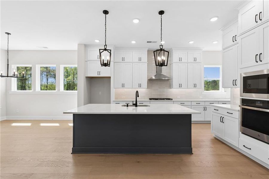 Furnished interior view inside a new home in Meadow Brook Farms, Cumming (Image 7).