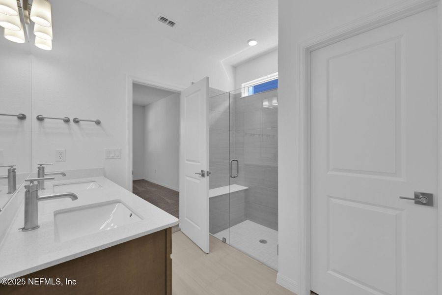 Furnished interior view inside a new home in Bradley Creek, Green Cove Springs (Image 6).