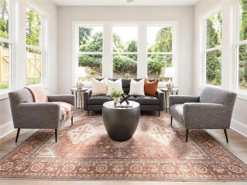 Furnished interior view inside a new home in Ashbury Commons, Powder Springs (Image 5).