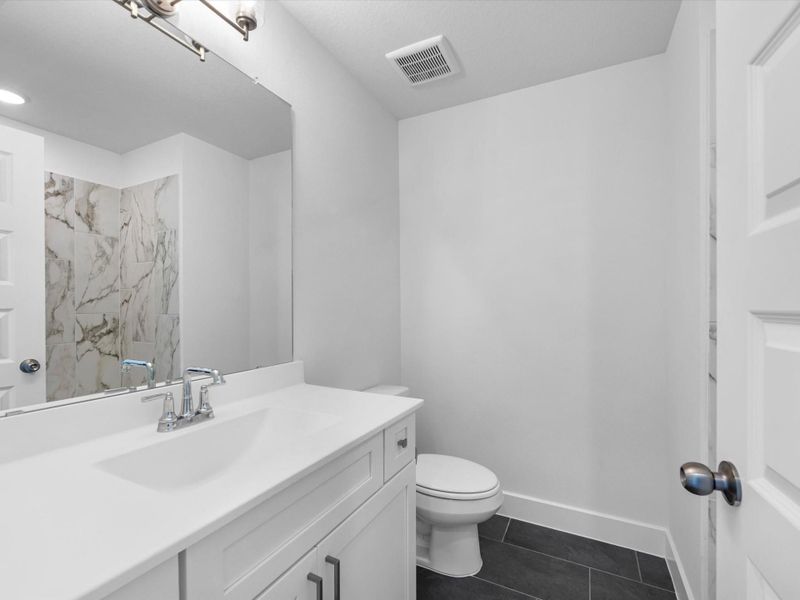 Furnished interior view inside a new home in The Trails, New Caney (Image 5).