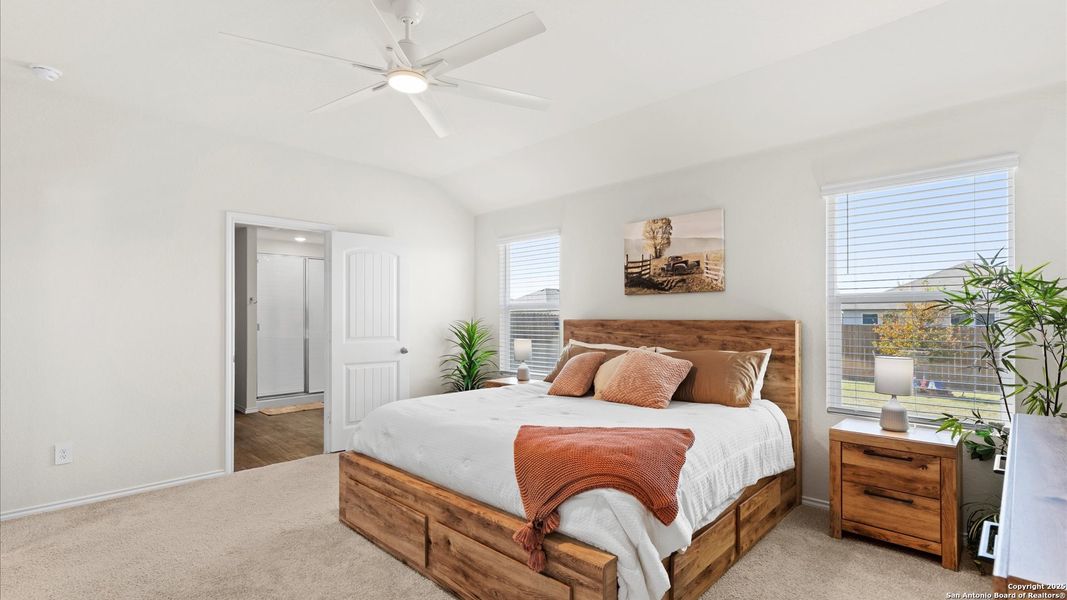 Furnished interior view inside a new home in Arroyo Ranch, Seguin (Image 29).