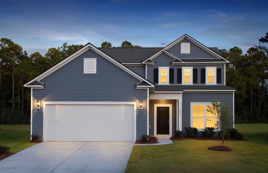 Representative exterior photo of a completed home built from the Hartwell by Pulte Homes in Waterways, Richmond Hill, GA (Image 21). Representative exterior photo of a completed home built from the Hartwell by Pulte Homes in Waterways, Richmond Hill, GA (Image 21).
