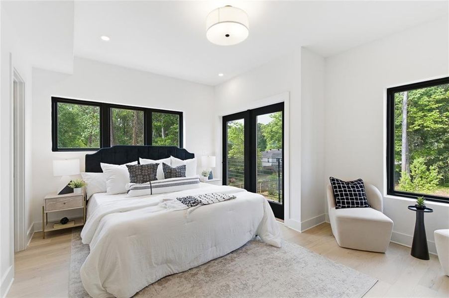 Furnished interior view inside a new home in , Atlanta (Image 12).