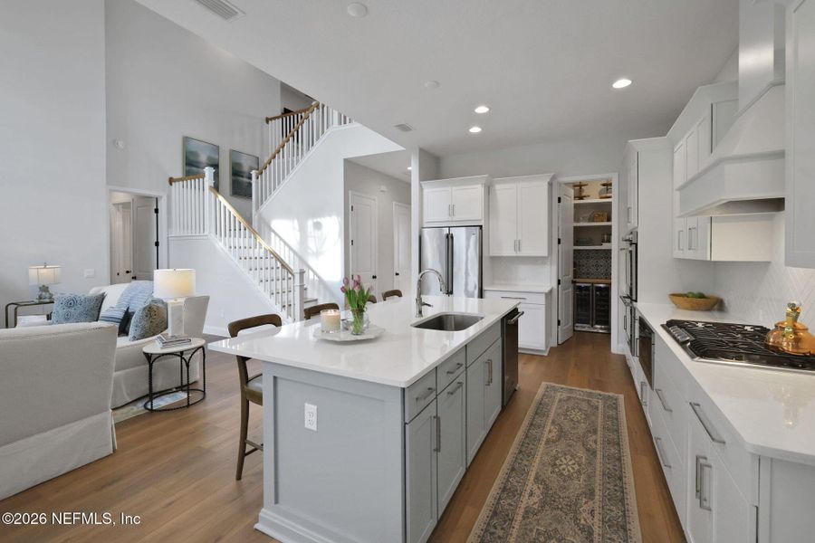 Furnished interior view inside a new home in Settler's Landing at Nocatee, Ponte Vedra (Image 56).