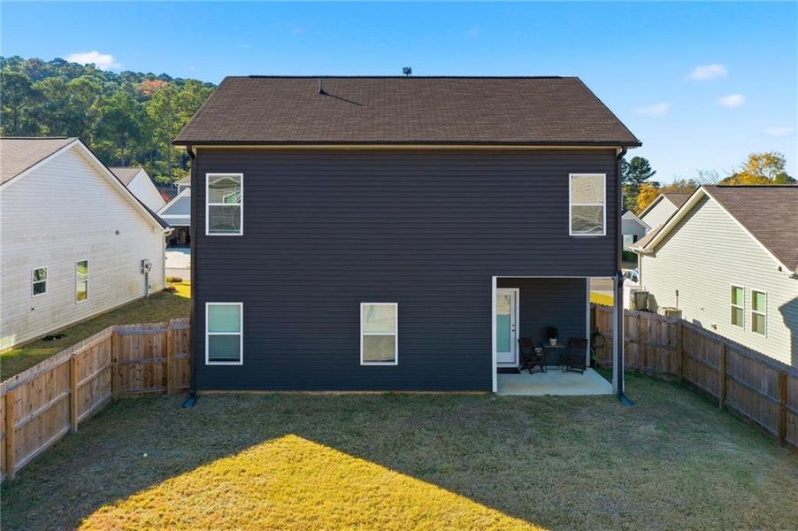 Exterior details and patio area of a home in , Calhoun (Image 23).