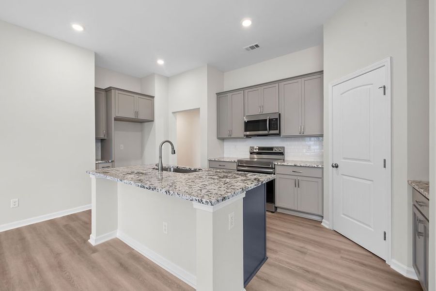 Furnished interior view inside a new home in Heritage at New Riverside, Bluffton (Image 7).