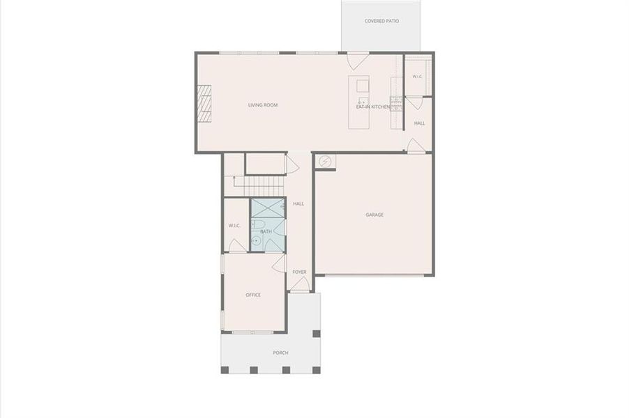 2D floor plan layout of this home in , Covington, GA (Image 6).
