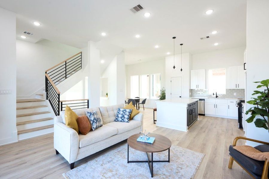Furnished interior view inside a new home in , Houston (Image 8).