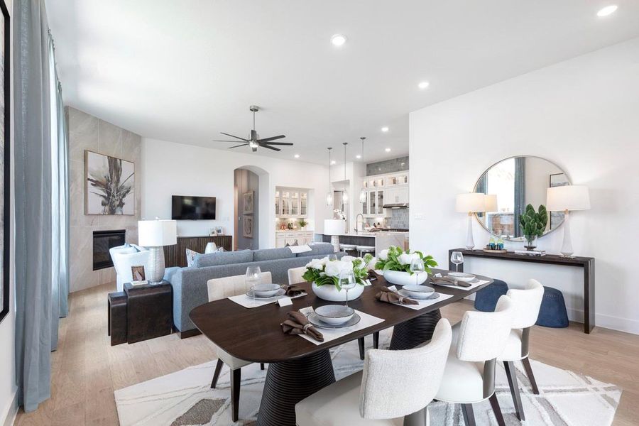 Furnished interior view inside a new home in ARTAVIA: 60ft. lots, Conroe (Image 12). Furnished interior view inside a new home in ARTAVIA: 60ft. lots, Conroe (Image 12).