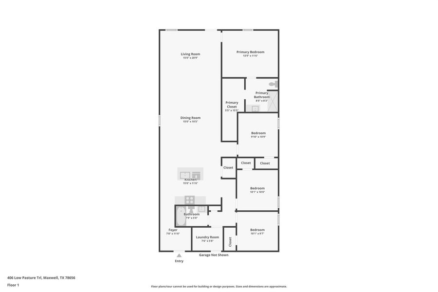 2D floor plan layout of this home in , San Marcos, TX (Image 4). 2D floor plan layout of this home in , San Marcos, TX (Image 4).