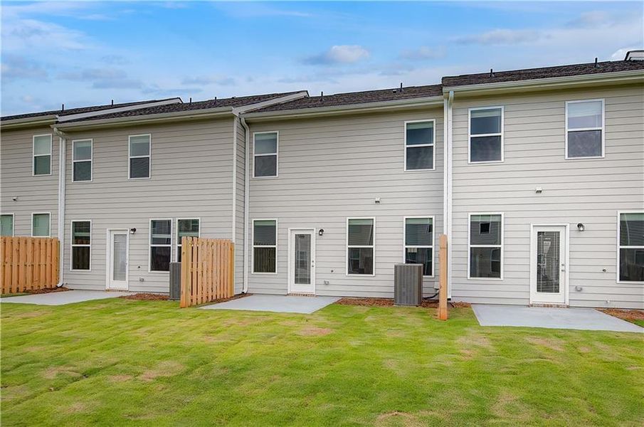 Exterior details and patio area of a home in Avery Landing, McDonough (Image 3).