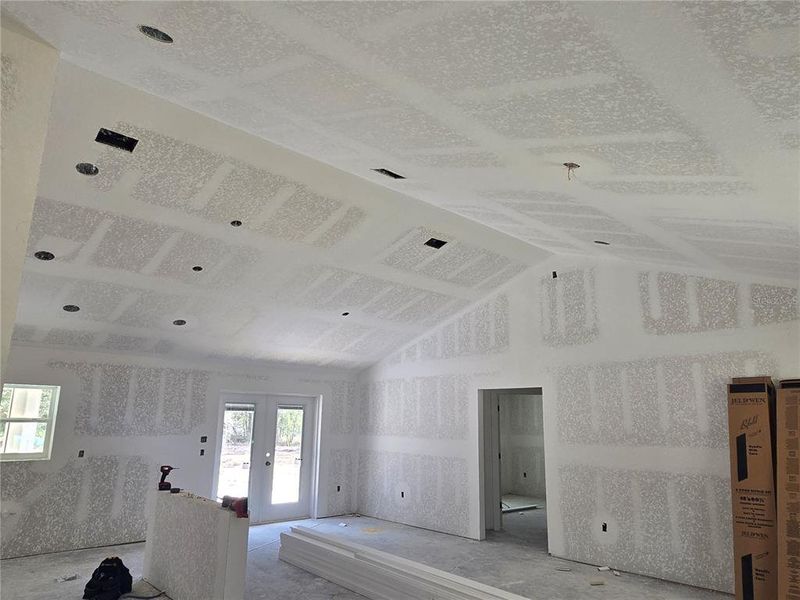 In-progress construction of a new home in , Bronson, FL (Image 7).