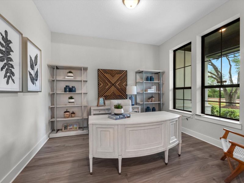 Furnished interior view inside a new home in , Fulshear (Image 32).