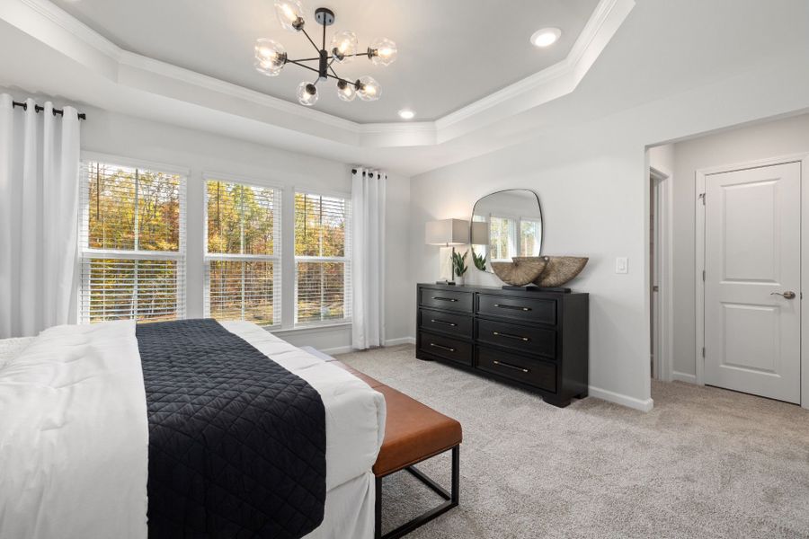 Representative furnished interior of a home built from the Hemingway by Pulte Homes in Sedgefield Green, Greensboro (Image 9).