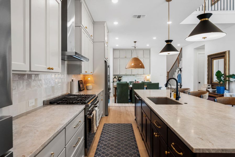 Furnished interior view inside a new home in Santa Rita Ranch, Liberty Hill (Image 17).