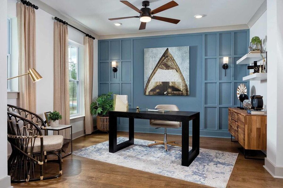 Furnished interior view inside a new home in Nexton - Midtown - The Village Collection, Summerville (Image 10).