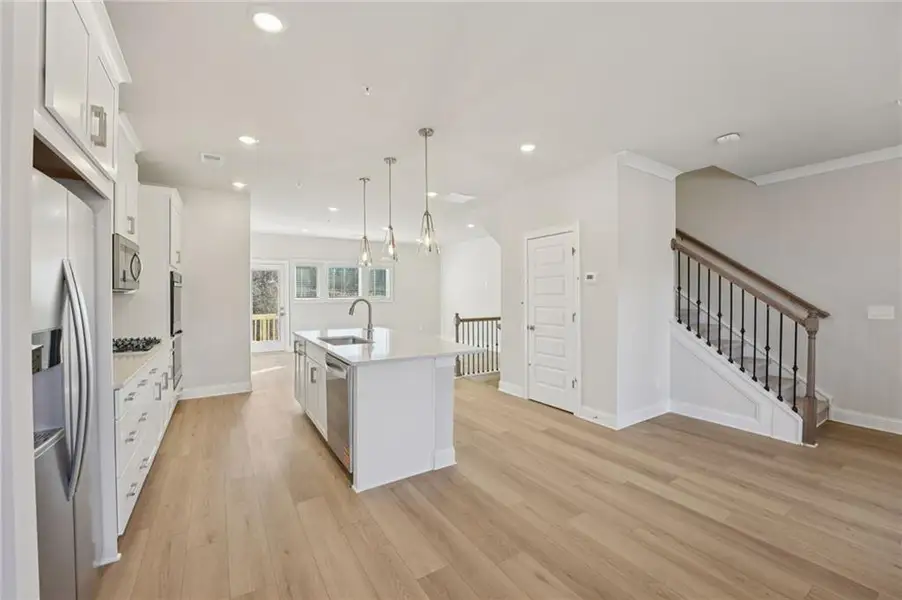 Furnished interior view inside a new home in Hemingway - Highland Series, Cumming (Image 14).