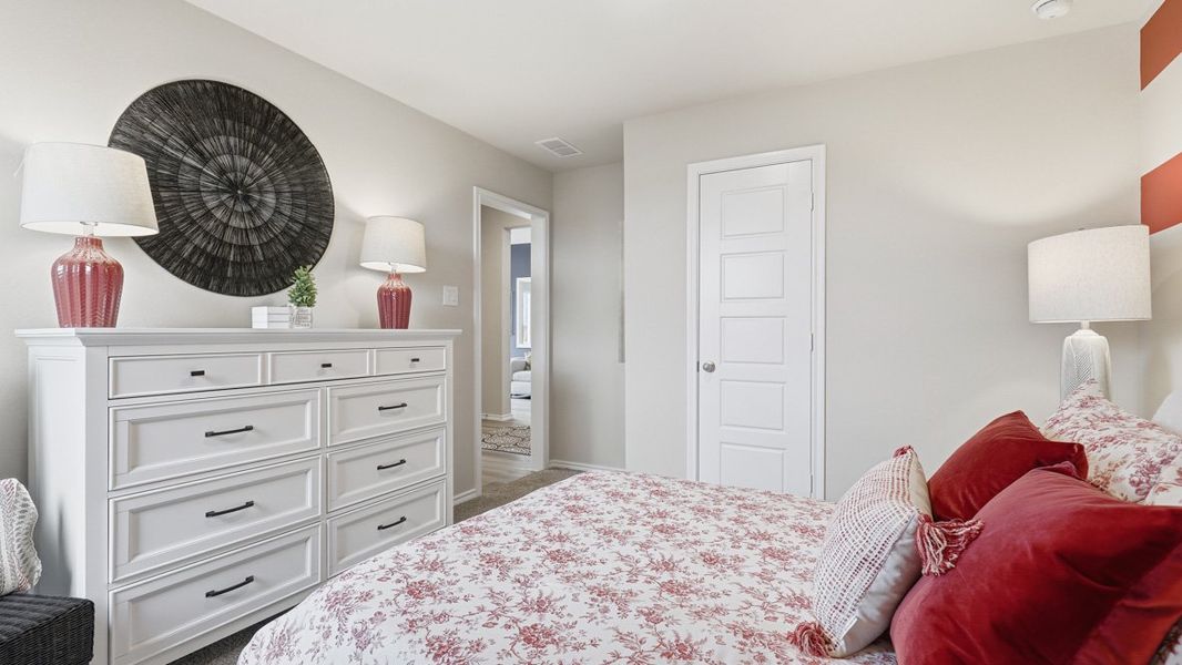 Furnished interior view inside a new home in Townes Landing, Fort Worth (Image 29).